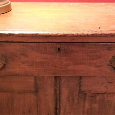 Lot #92  Antique Pine Wash Stand