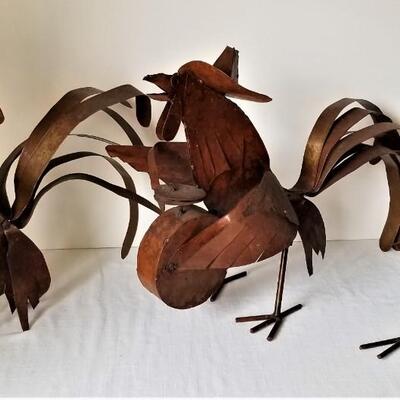 Lot #95  3 Piece Metal Chicken Band