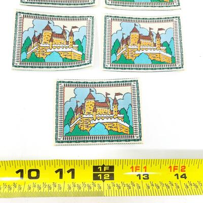 CASTLE PATCHES SET OF 5
