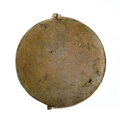 Unusual Hyderabad India Gold Cylindrical Holder