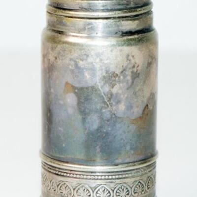 Grouping of 2 Sterling/Silver Plated Salt & Pepper Shakers