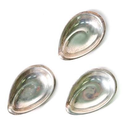 Set, 3 Reed & Barton Sterling Silver Nut Dishes
