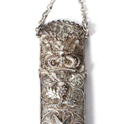 Fine Scottish Silver Sheath Cover by William Dow