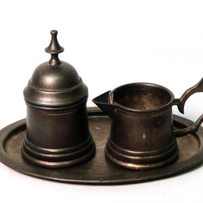 Sugar & Cream 3pc Metal Set