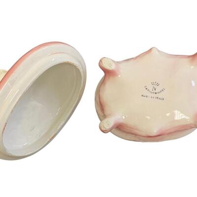 Capodimonte Porcelain Lidded Dish