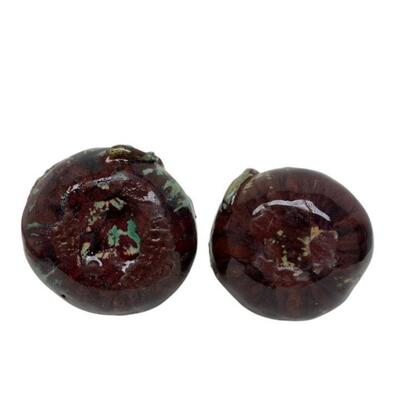 Grouping of 2 Chinese Glazed Pottery Vases
