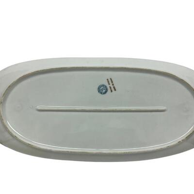 Vintage Israel Naaman Porcelain Oval Fish Platter