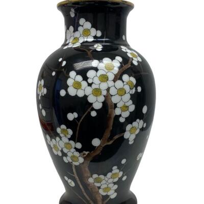 Rare Noritake Morimura Dogwood Cherry Blossom Urn Vase
