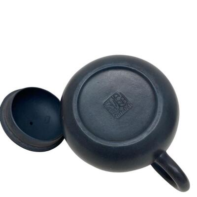 Chinese Yixing Blue Small Clay Teapot
