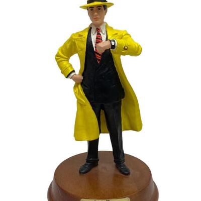 Vintage DICK TRACY Limited Edition Collectors Resin Figure- Original Display Box