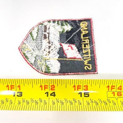 SWITZERLAND SOUVENIR BADGE/PATCH #1