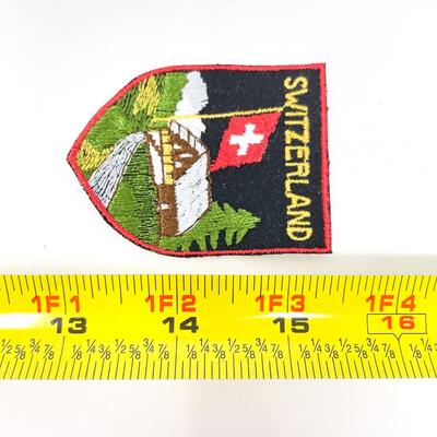 SWITZERLAND SOUVENIR BADGE/PATCH #1
