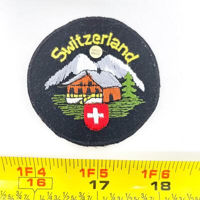 SWITZERLAND SOUVENIR BADGE/PATCH #2