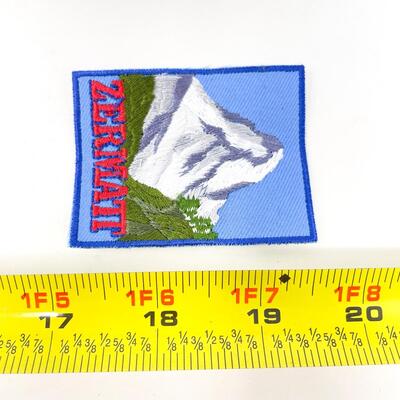 ZERMATT SWITZERLAND SOUVENIR BADGE/PATCH #1