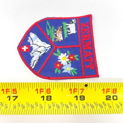 ZERMATT SWITZERLAND SOUVENIR BADGE/PATCH #2