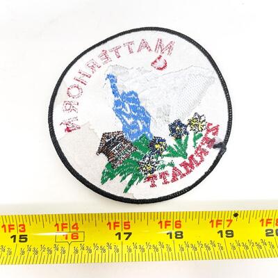 LARGE ROUND MATTERHORN ZERMATT SWITZERLAND SOUVENIR BADGE/PATCH #2