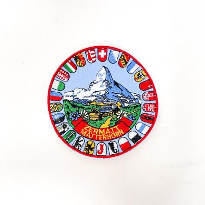 LARGE ROUND MATTERHORN ZERMATT SWITZERLAND SOUVENIR BADGE/PATCH #7