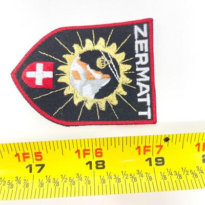 ZERMATT SWITZERLAND SOUVENIR BADGE/PATCH #4
