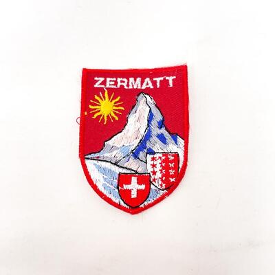 ZERMATT SWITZERLAND SOUVENIR BADGE/PATCH #8