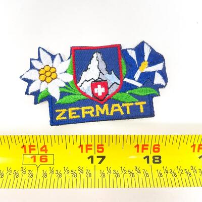 ZERMATT SWITZERLAND SOUVENIR BADGE/PATCH #9