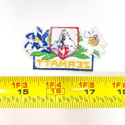 ZERMATT SWITZERLAND SOUVENIR BADGE/PATCH #9