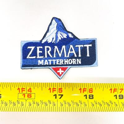 ZERMATT SWITZERLAND SOUVENIR BADGE/PATCH #12