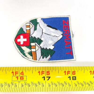 ZERMATT SWITZERLAND SOUVENIR BADGE/PATCH #13
