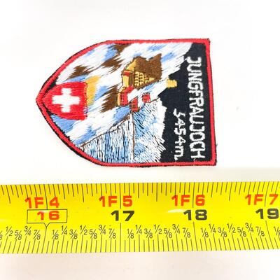 JUNGFRAUJOCH SWITZERLAND SOUVENIR BADGE/PATCH