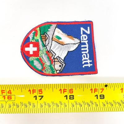 ZERMATT SWITZERLAND SOUVENIR BADGE/PATCH #15