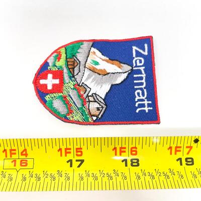 ZERMATT SWITZERLAND SOUVENIR BADGE/PATCH #16