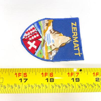 ZERMATT SWITZERLAND SOUVENIR BADGE/PATCH #17
