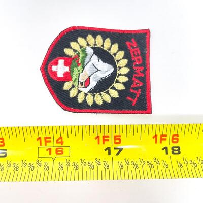 ZERMATT SWITZERLAND SOUVENIR BADGE/PATCH #19