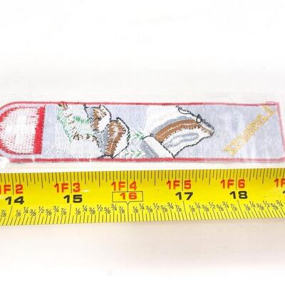ZERMATT SWITZERLAND BOOKMARK STYLE SOUVENIR BADGE/PATCH #1