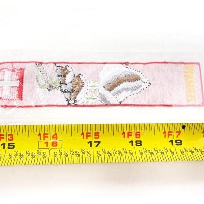 ZERMATT SWITZERLAND BOOKMARK STYLE SOUVENIR BADGE/PATCH #2