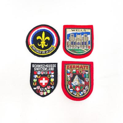ASSORTED EUROPEAN BADGE/PATCH BUNDLE OF 4