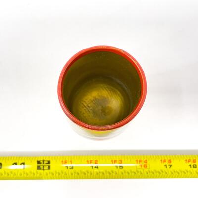 VINTAGE 4â€ USSR RUSSIAN KHOKHLOMA CUP - WOODEN