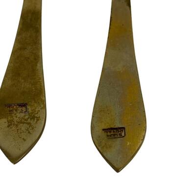 Set of 5 Slam Royal Enamel Demitasse Spoons
