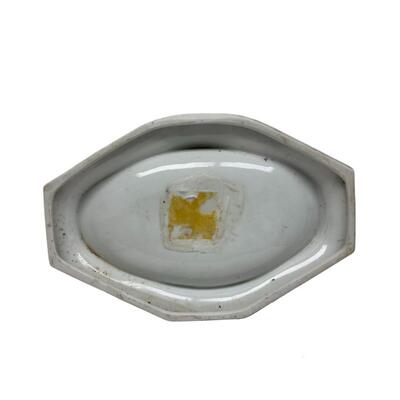 Porcelain Handled Floral Painted BonBon Dish