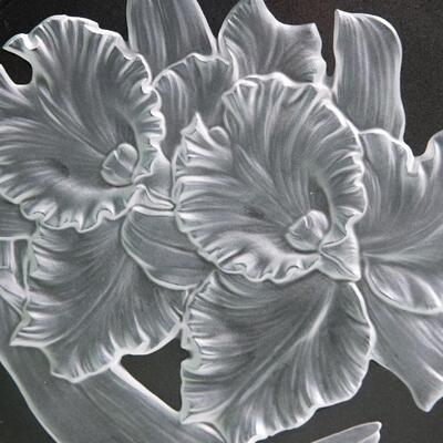 T. Yamamoto Flower of the Month Crystal Plate