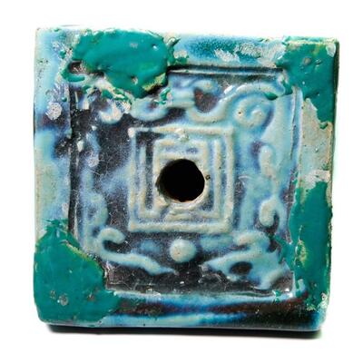 Blue Chinese Ceramic Pillow/Hat Stand or lamp base