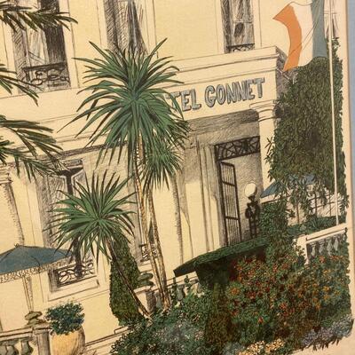 Denis Paul Noyer, Hotel Gonnet, L.E. Lithograph