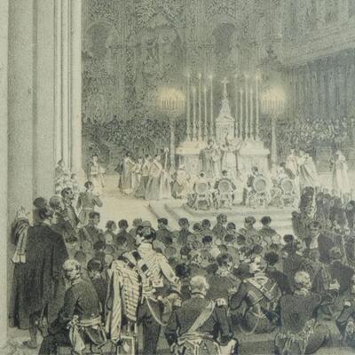2 Mid 19th C Paris Lithographs by Philippe Benoist