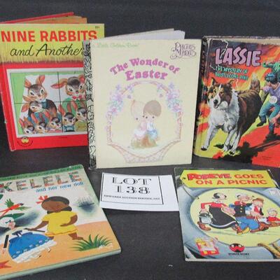 Lot of Vintage Kids Books, Hard and Soft Cover