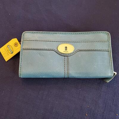 Fossil Wallet - Blue