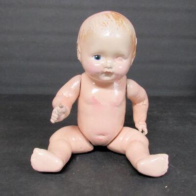 Lot of Older Dolls, Plastic, Vinyl and Paper Mache Effenbee