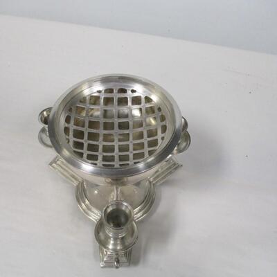 Heavy Silver Plated Candle Holder
