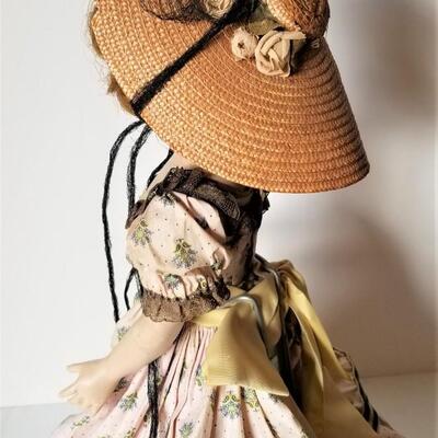 Lot #101  Vintage Composition Doll - original clothes