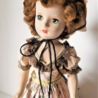 Lot #101  Vintage Composition Doll - original clothes