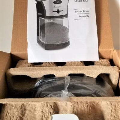 Lot #103  Capresso Coffee Bean Grinder - New in Box