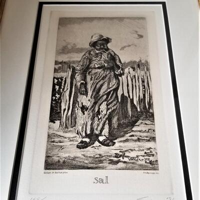 Lot #105  Framed Pair of Philip Sage signed/numbered prints